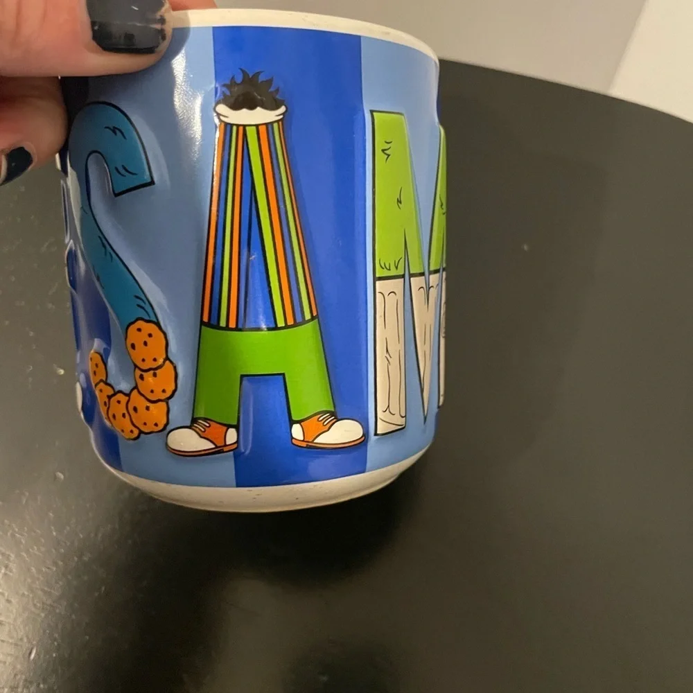 Sesame Street Vintage 2004 mug. Bert, Ernie, Cookie Monster and more!